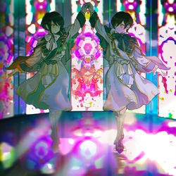 This is a pixiv picture whose title is mhyk詰め（ 重複・色々注意）.