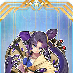 This is a pixiv picture whose title is 『FGO』SSRコマンドコード「鞍馬の申し子」.