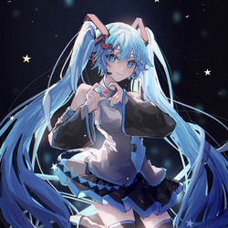 This is a pixiv picture whose title is ミクの日🎵.