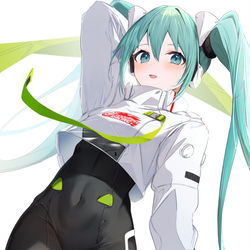 This is a pixiv picture whose title is レーシングミク2022.
