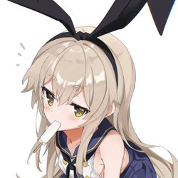 This is a pixiv picture whose title is 島風.