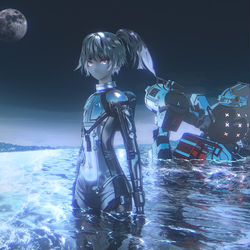 This is a pixiv picture whose title is 七实· 冰海.