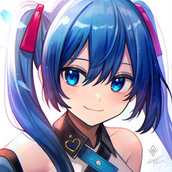 This is a pixiv picture whose title is ミクの日❕.