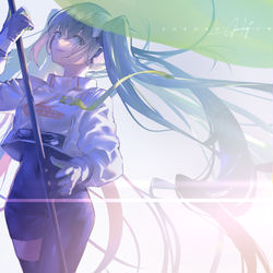 This is a pixiv picture whose title is ミクの日.