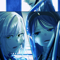 This is a pixiv picture whose title is 相容れぬ者.