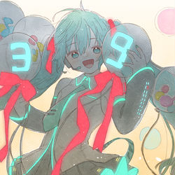 This is a pixiv picture whose title is ミクの日　３９！！！.