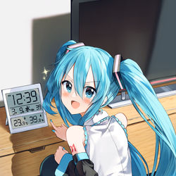 This is a pixiv picture whose title is 「見て見てマスター！しゅごい！」.