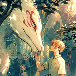 This is a pixiv picture whose title is 大切な友人たち.