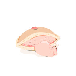 This is a pixiv picture whose title is 桜どら焼き.