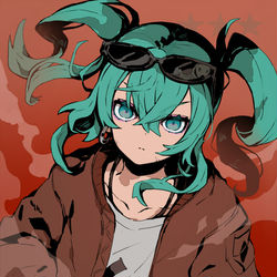 This is a pixiv picture whose title is ミクの日.