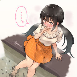 This is a pixiv picture whose title is 中野有香とドクターフィッシュ.