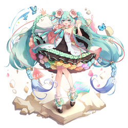 This is a pixiv picture whose title is ミクの日2022 & マジカルミライ2021.