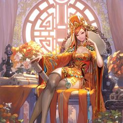 This is a pixiv picture whose title is 三国志大戦 辛憲英.