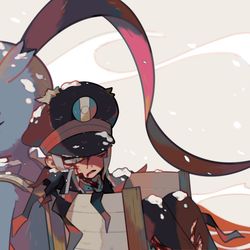 This is a pixiv picture whose title is ノボリを拾った.