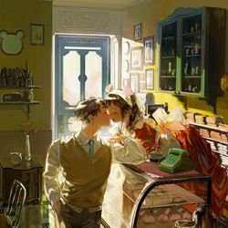 This is a pixiv picture whose title is Anniversary.