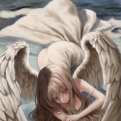 This is a pixiv picture whose title is Angel.