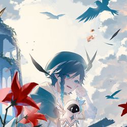 This is a pixiv picture whose title is Still the wind blows..