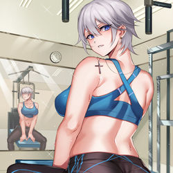 This is a pixiv picture whose title is 北欧美尻.
