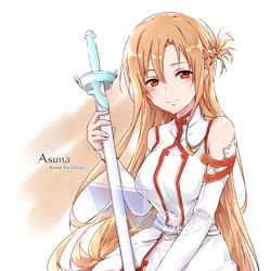 This is a pixiv picture whose title is 『Asuna』.