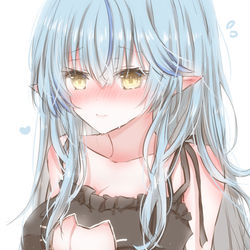 This is a pixiv picture whose title is 照れ照れラミィちゃん.