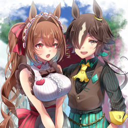 This is a pixiv picture whose title is ウオスカ新衣装（幻覚）.