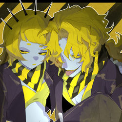 This is a pixiv picture whose title is 1000万回再生おめでとうございます！.