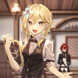 This is a pixiv picture whose title is バーテンダー蛍ちゃん.