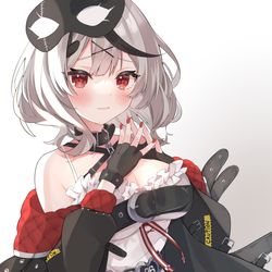 This is a pixiv picture whose title is 沙花叉クロヱ.