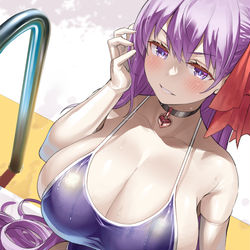 This is a pixiv picture whose title is スク水BBちゃ.