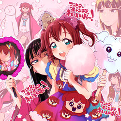 This is a pixiv picture whose title is コットンキャンディえいえいおー！.