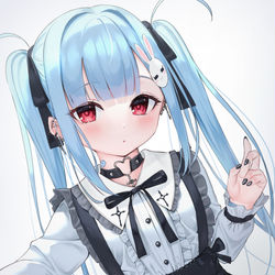 This is a pixiv picture whose title is 「可愛い…？」.
