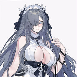 This is a pixiv picture whose title is 碧蓝航线.