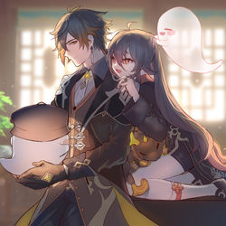 This is a pixiv picture whose title is 🔶👻.