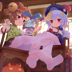 This is a pixiv picture whose title is セーターを編む.