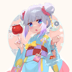 This is a pixiv picture whose title is カンナカムイ Kanna Kamui 小林康娜.