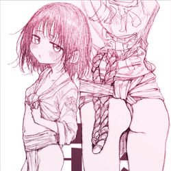 This is a pixiv picture whose title is 罪.