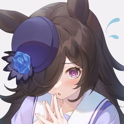 This is a pixiv picture whose title is 上目遣い.