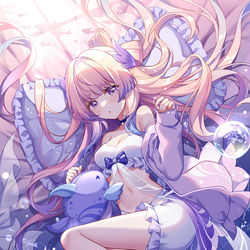 This is a pixiv picture whose title is ♫心海的梦.