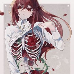 This is a pixiv picture whose title is 華やぐ心臓.