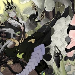 This is a pixiv picture whose title is 🐍.