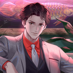 This is a pixiv picture whose title is 射る魚.