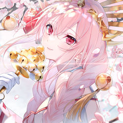 This is a pixiv picture whose title is 桜祭.