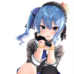 This is a pixiv picture whose title is しゃがみスパッツ.