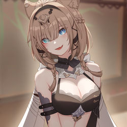 This is a pixiv picture whose title is 猫猫.