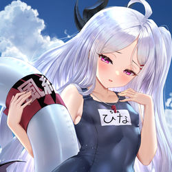 This is a pixiv picture whose title is 水着ヒナ.