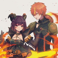 This is a pixiv picture whose title is サラマンダー.