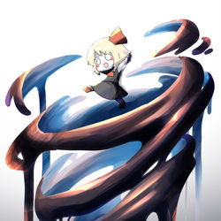 This is a pixiv picture whose title is チルノとルーミア.