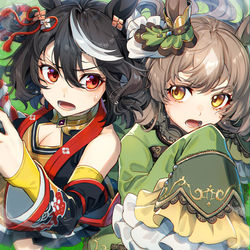 This is a pixiv picture whose title is 絶対に負けない！.