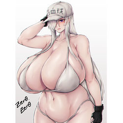 This is a pixiv picture whose title is 白血球.