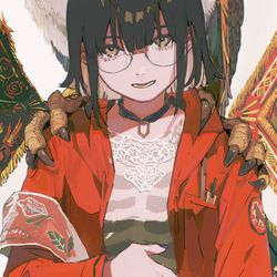 This is a pixiv picture whose title is 鉤爪を統べる.